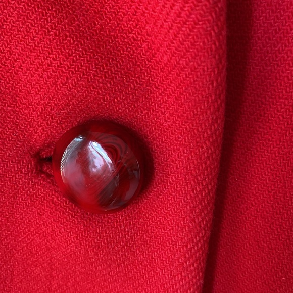 Kate Spade red coat - Picture 7 of 9